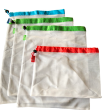 Load image into Gallery viewer, Reusable washable produce vegetable bags