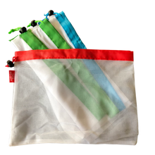 Load image into Gallery viewer, Reusable washable produce vegetable bags