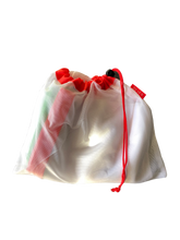 Load image into Gallery viewer, Reusable washable produce vegetable bags