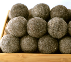 Reusable wool dryer balls hand made in Canada