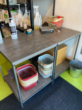 Load image into Gallery viewer, Panier client - Ikea en métal couleur variées seconde main