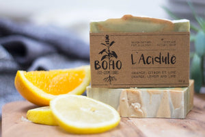 Natural and organic hand made soap for face and body